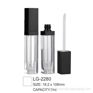 พลาสติกสแควร์ลิปกลอสคอนเทนเนอร์ LG-2280